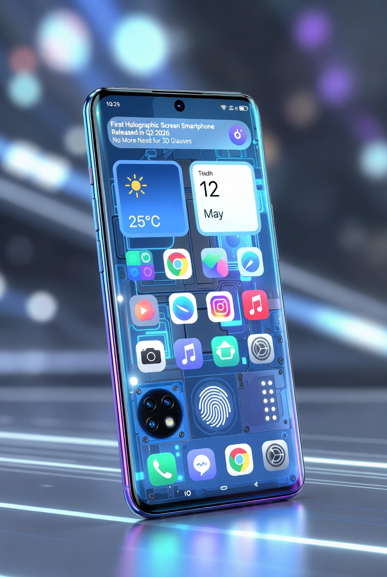 Smartphone Layar Holografik Pertama Rilis Q2 2026, Tak Perlu Kacamata 3D Lagi